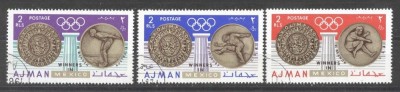 Ajman 1968 Sport, Olympics, used AG.011 foto