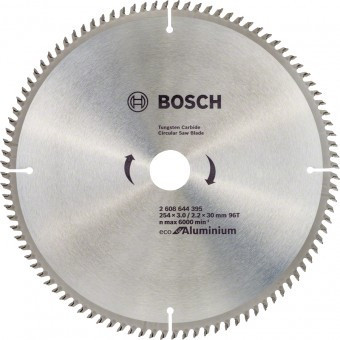 Bosch Panza ferastrau circular Eco for Aluminium, 254x30x3mm, 96T - 3165140891165 foto