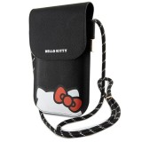 Geanta Hello Kitty Leather Hiding Kitty Cord, negru, HKOWBPSCKEK