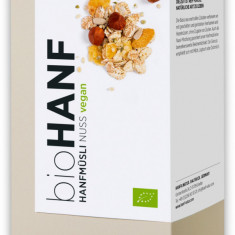 Muesli cu nuci si seminte de canepa BIO Hanf & Natur