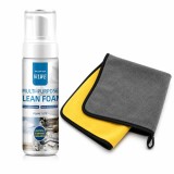 Cumpara ieftin Set curatare auto si casa, spuma activa 200 ml + laveta microfibra 30 x 30 cm