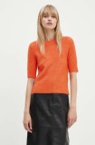 Day Birger et Mikkelsen pulover de lana Maylin - Cozy Days RD femei, culoarea portocaliu, DAY65243280