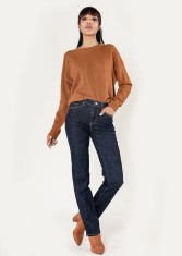 Blugi Dama Albastru inchis Straight Nina Carter P517-18 M9