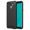 Husa pentru Samsung Galaxy J6 J600, Techsuit, Carbon, Neagra