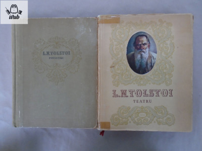 L. N. Tolstoi Povestiri + Teatru editii 1953 foto