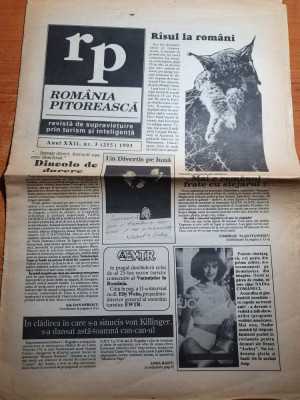 ziarul romania pitoreasca martie 1993-gura humorului foto