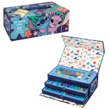 Set de colorat in trusa, Disney Stitch, 50 piese