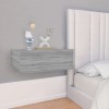 VidaXL Noptieră plutitoare, gri sonoma, 40x30x15 cm, lemn prelucrat 815284