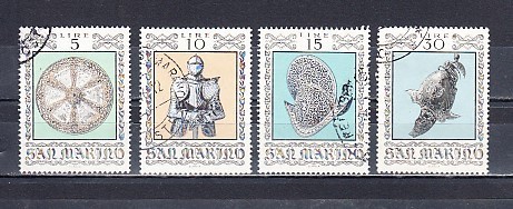 A12 S2 5 - Timbre foarte veche - San Marino - piese muzeu
