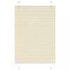 Gossi jaluza plisata crem 100x100cm latime tesatura 99,4cm