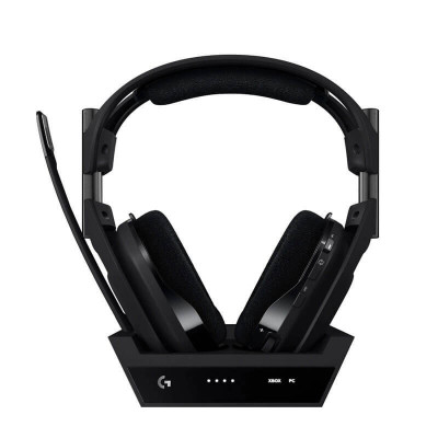 Casti Gaming Logitech ASTRO A50 Wireless, Microfon + Statie incarcare, PC/Xbox foto