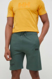 Helly Hansen pantaloni scurți bărbați, culoarea verde 53710-606