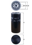 MAHLE KC 7 filtru combustibil