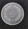 Moneda Franta - 1/2 Franc 1841- Argint, Europa