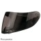 Viziera neagra casca integrala MT KRE Snake Carbon &ndash; KRE SV &ndash; pinlock ready (tip MT-V-09)