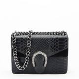 Geanta mica din piele naturala 8936 120 Negru