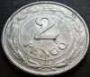 Moneda istorica 2 PENGO - UNGARIA, anul 1943 * cod 2747 B, Europa, Aluminiu