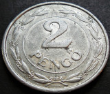 Cumpara ieftin Moneda istorica 2 PENGO - UNGARIA, anul 1943 * cod 2747 B, Europa, Aluminiu