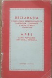 DECLARATIA CONSFATUIRII REPREZENTANTILOR PARTIDELOR COMUNISTE SI MUNCITOREST