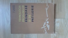 N. I. Niculescu , V. Bejenaru - Tehnologia produselor fainoase si de patiserie ( 1965 ) carte de bucate veche cofetarie gastronomie