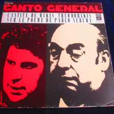 Mikis Theodorakis - Canto General _ vinyl,LP _ Columbia ( 1978, Franta)