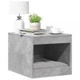 Cutie litiera pisici gri beton 47x59x42 cm lemn prelucrat GartenMobel Dekor, vidaXL