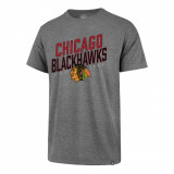 Chicago Blackhawks tricou de bărbați 47 echo tee grey - XL, 47 Brand