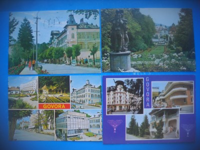 HOPCT LOT 4007 -IP- 4 CARTI POSTALE-GOVORA -JUD VALCEA --CIRCULATE foto