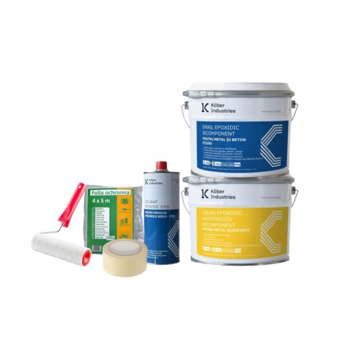 Sistem Pardoseala Epoxidica Kober pentru Interior Suprafete din Metal