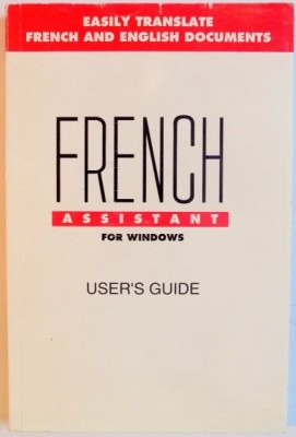 FRENCH ASSISTANT FOR WINDOWS , USER&amp;#039;S GUIDE foto