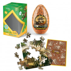 Puzzle 63 piese - National Geographic Kids - Triceratops | CubicFun