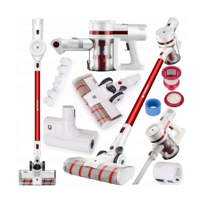 Aspirator vertical alimentat cu baterie 380W 29.6J, Powermat foto