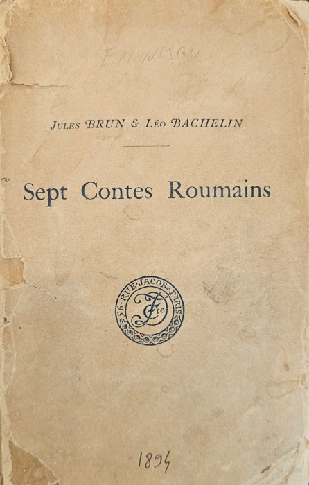Jules Brun &amp; Leo Bachelin, Sept Contes Roumains, 1894