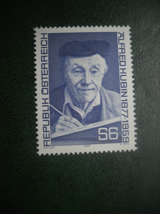 HOPCT TIMBRE MNH 766 PICTOR ALFRED KUBIN 1977 -1 VAL AUSTRIA