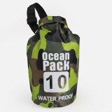 Rucsac Impermeabil din PVC, 10L, Verde Army, CMCLASS
