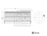 FEBI BILSTEIN 186188 Filtru aer