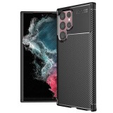 Husa Samsung Galaxy S22 Ultra 5G Techsuit CarbonFiber, negru