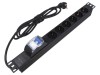 Prelungitor 6 Prize 230V 16A Negru, Logilink