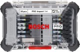 Bosch Set mixt 36piese, 16xBiti 25mm + 7xBiti 55mm + 9xBiti 65mm + 3xchei tubulare + suport pt capete 1/4&quot; ProAdvanced PowerfulTools