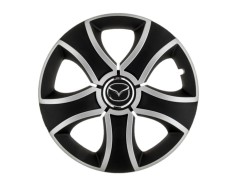 Set 4 capace roti Bis Gri-Negru R14 pentru gama auto Mazda