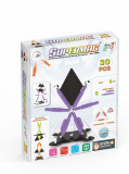 Set de constructie magnetic Supermag Projects Technicolor, 30 piese