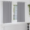 VidaXL Perdele cu perdele 2 pcs Gri deschis 175 x 140 cm Poliester