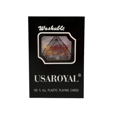 Carti de joc, 100% plastic, 54 bucati, 8.7x5.7 cm, albastru rosu, culoare aleatorie foto