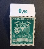 Germania / Austria (Deutsches Reich / Wien 1940) "Messestadt Wien / T&acirc;rgul din Viena" cu Margine Superioară "0,90") (6Pf , MINT / Neștampilat) CLK1
