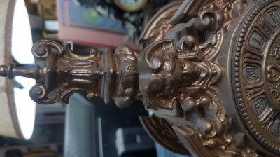 Ceas bronz - inceputul secolului al XX-lea foto
