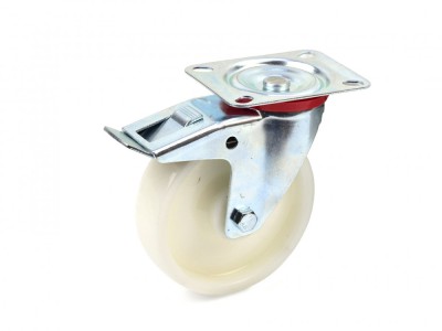 Roata PP 125 mm cu frana Geko G71523 foto