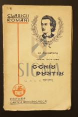 M. Eminescu, Opere postume, Geniu pustiu - G. Adamescu foto