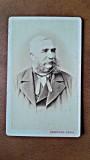 Fotografie tip CDV, barbat inceput de secol XX