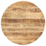 vidaXL Blat de masă, 80 cm, lemn masiv de mango, rotund, 15-16 mm