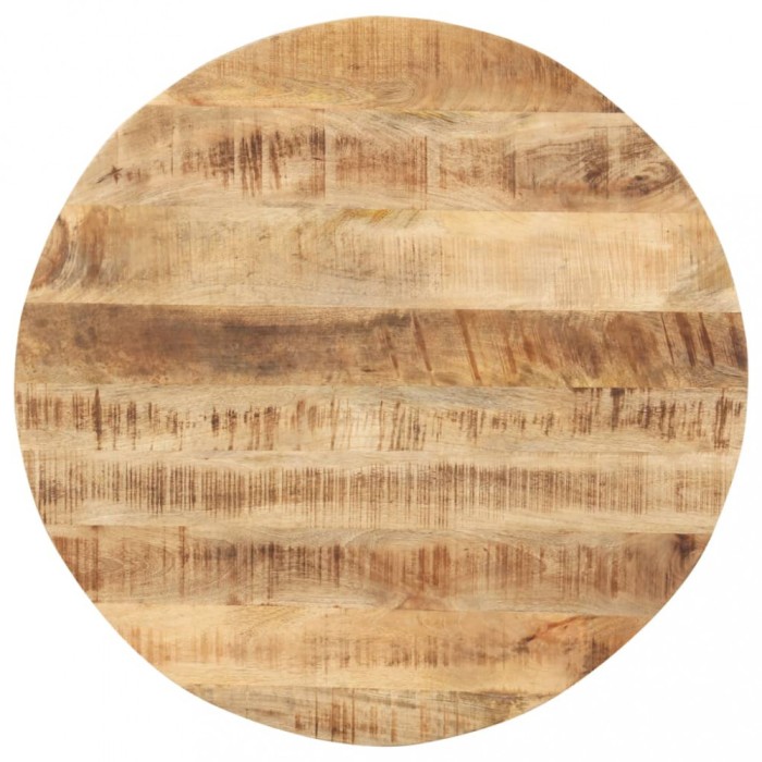 vidaXL Blat de masă, 80 cm, lemn masiv de mango, rotund, 15-16 mm